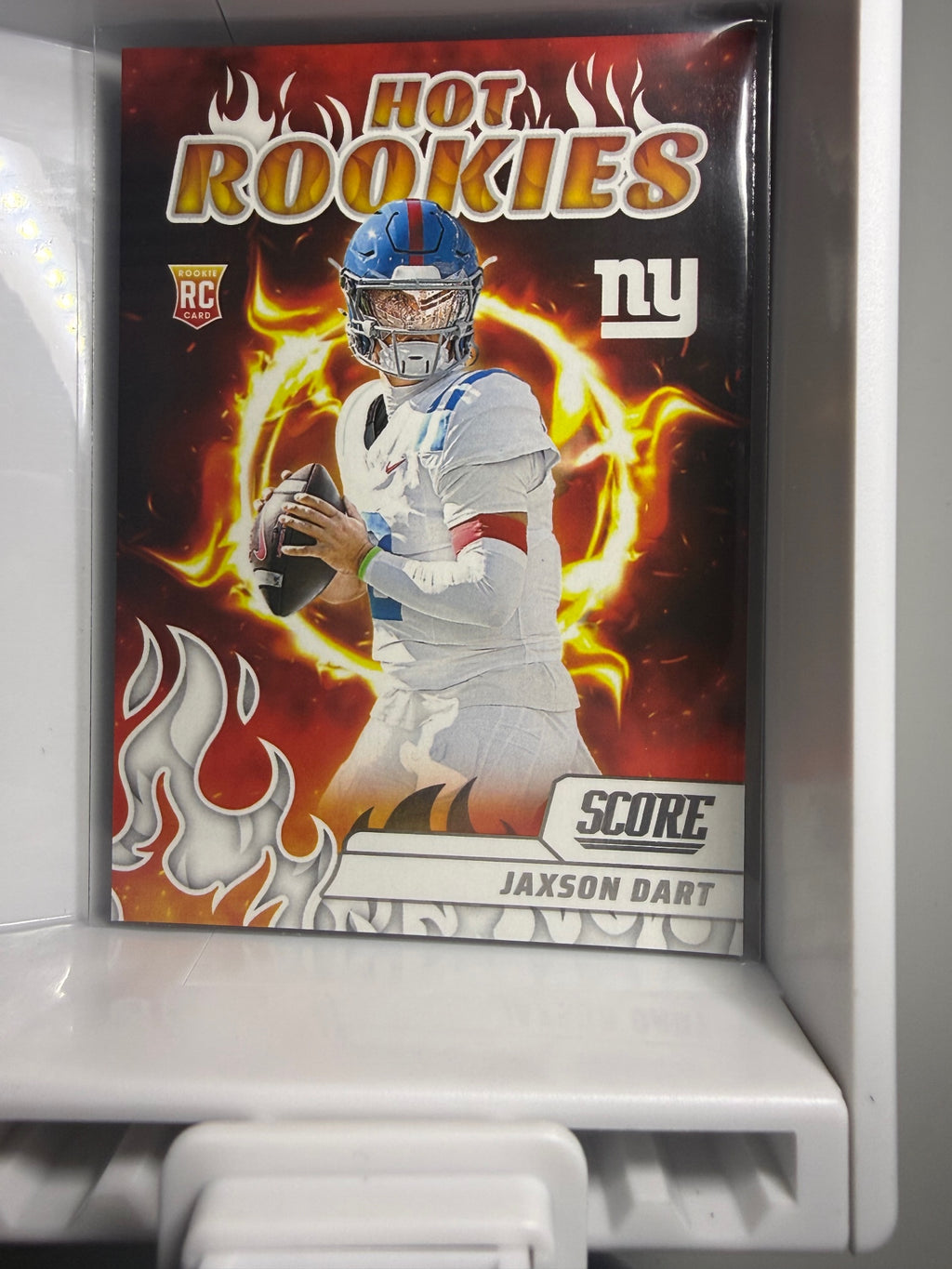 2025 Score #6 Jaxson Dart Hot Rookies Other 9